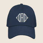 Casquette Brodée Papa Simple Typographie Moderne Personnalisé<br><div class="desc">Le Casquette de baseball brodé personnalisé Papa est un simple texte brodé moderne "Papa". Parfait comme cadeau pour papa pour la Fête des pères,  Noël,  anniversaire et plus. Créé par Evco Studio www.zazzle.com/store/evcostudio</div>
