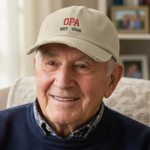 Casquette Brodée Papi depuis 2026  - Grand-père allemand