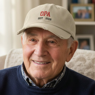 Casquette Brodée Papi depuis 2026  - Grand-père allemand