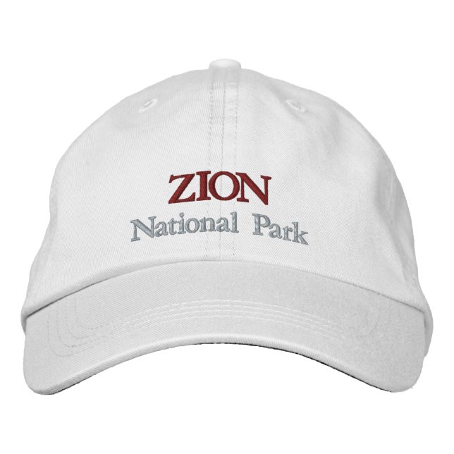 Casquette Brodée Parc national de Zion (Devant)