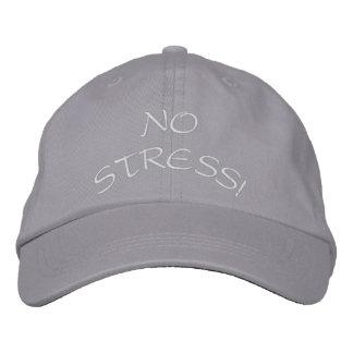 CASQUETTE BRODÉE PAS DE STRESS !