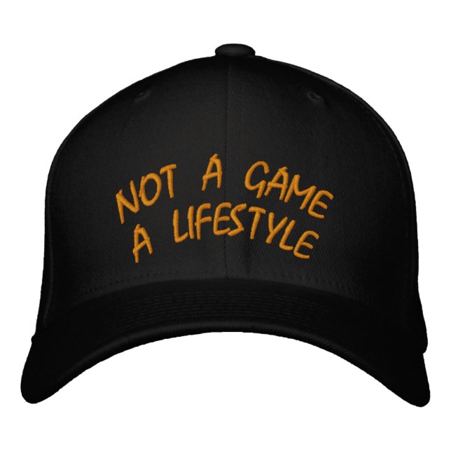 CASQUETTE BRODÉE PAS UN JEU UN MODE DE VIE (Devant)