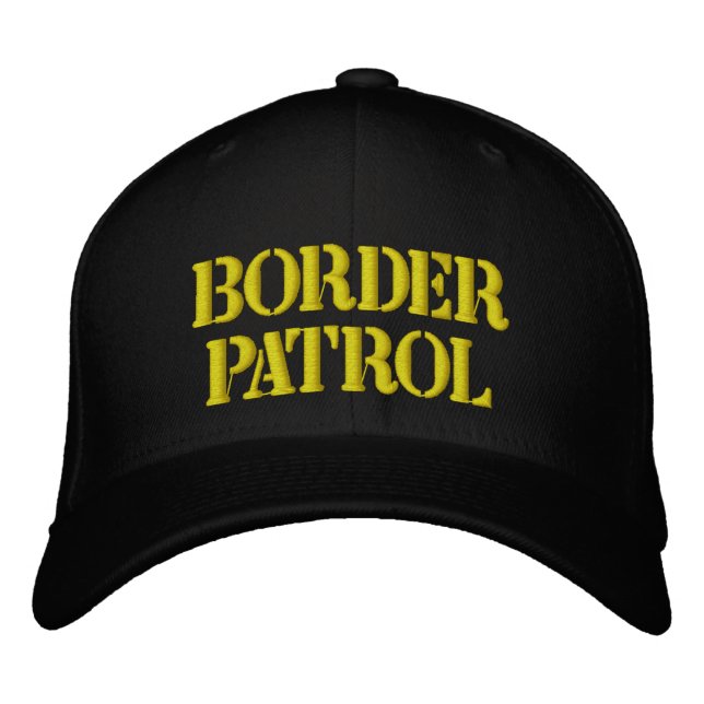 CASQUETTE BRODÉE PATROLE FRONTALIÈRE (Devant)