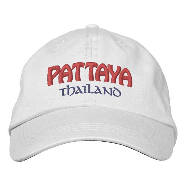 Casquette Brodée Pattaya, Thaïlande (Devant)
