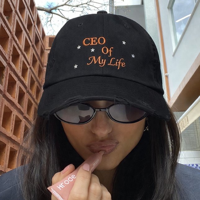 Casquette Brodée PDG de Ma Vie Brodé Motivationnel (Créateur téléchargé)