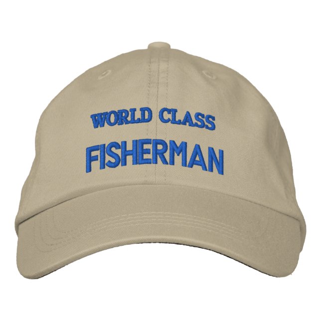 CASQUETTE BRODÉE PÊCHEUR DE CLASSE MONDIALE (Devant)