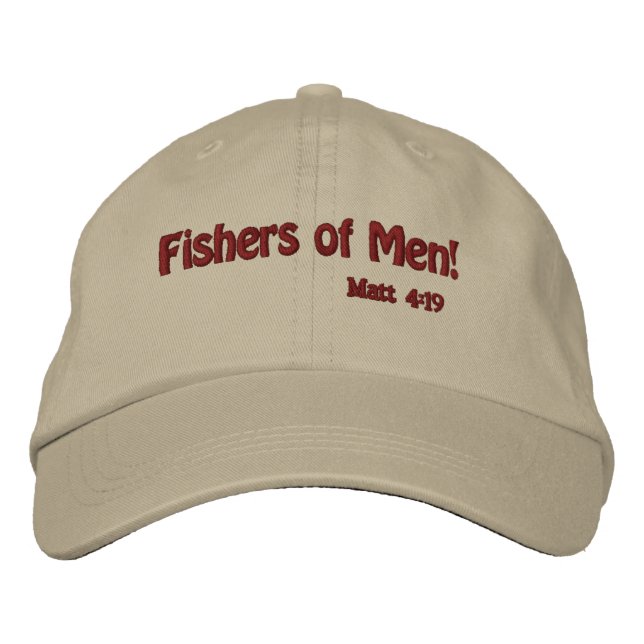 Casquette Brodée Pêcheurs d'hommes (Devant)