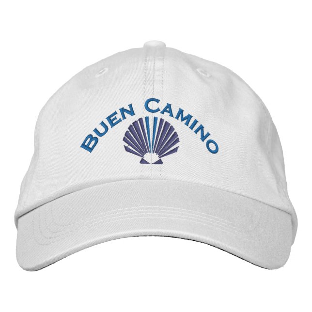 Casquette Brodée pèlerins Buen Camino (Devant)