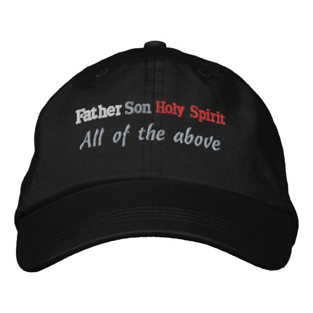 Casquette Brodée Père Fils Saint Esprit Customisez-le (Devant)