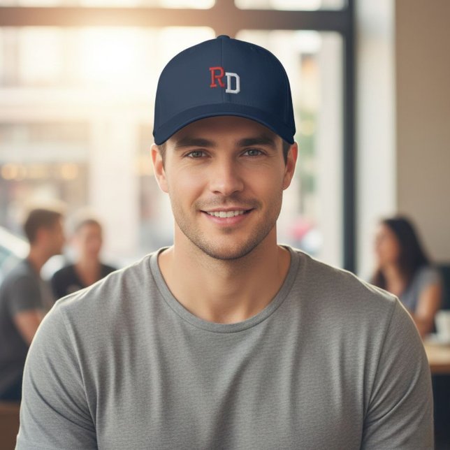 Casquette Brodée Personalized Initial Baseball Cap -  Embroidered  (Créateur téléchargé)