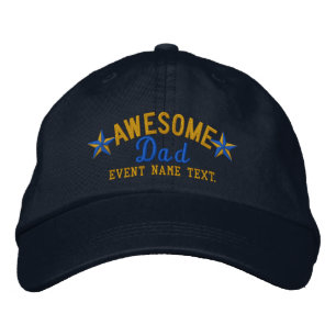 Casquette Brodée Personalized Your Nom Awesome Dad Embroidery