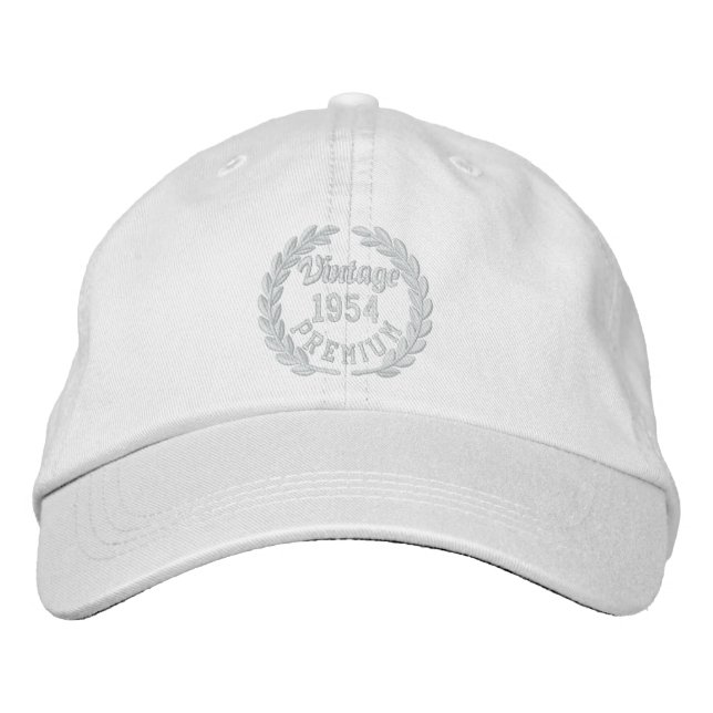 Casquette Brodée Personalized Your YEAR Premium Laurels Embroidery (Devant)