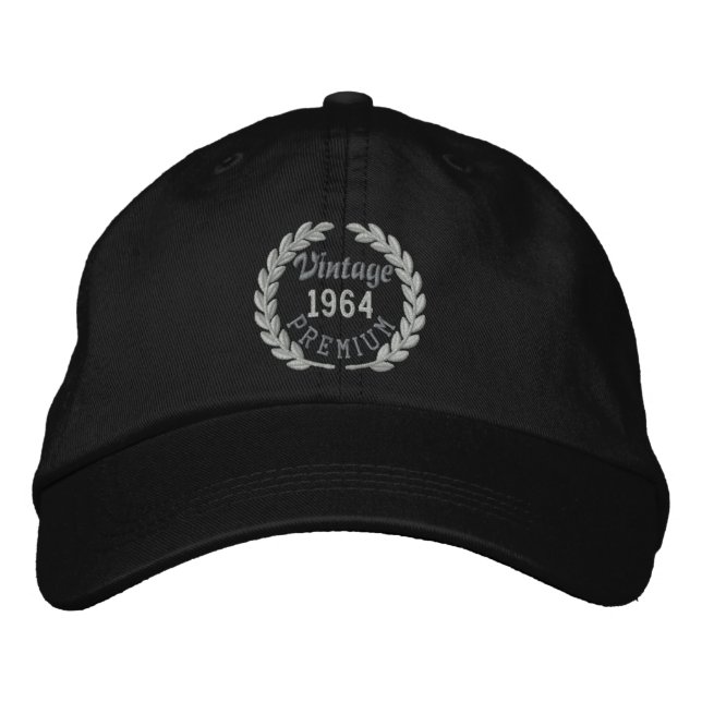 Casquette Brodée Personalized Your YEAR Premium Laurels Embroidery (Devant)
