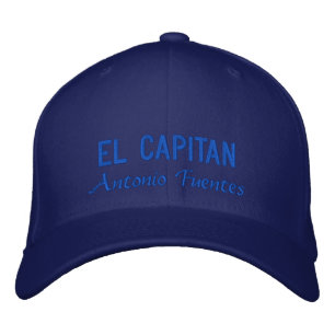 Casquette Brodée Personnalisé El Capitan Blue Fishing