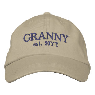 Casquette Brodée Personnalisé Granny Est. Cadeaux pour grand-mère