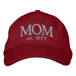 Casquette Brodée Personnalisé Maman Etabli Nouveau Cadeau Maman