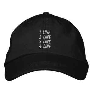 Casquette Brodée Personnalisé Réglable Faites-le Vous-même