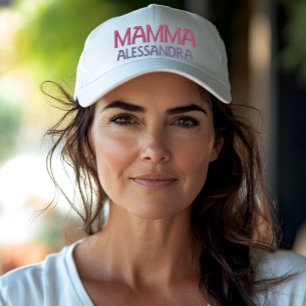Casquette brodée personnalisée Mamma Italian Mom