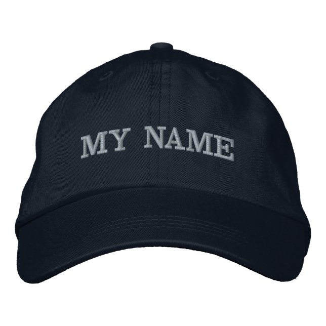 CASQUETTE BRODÉE PERSONNALISER MON NOM (Devant)