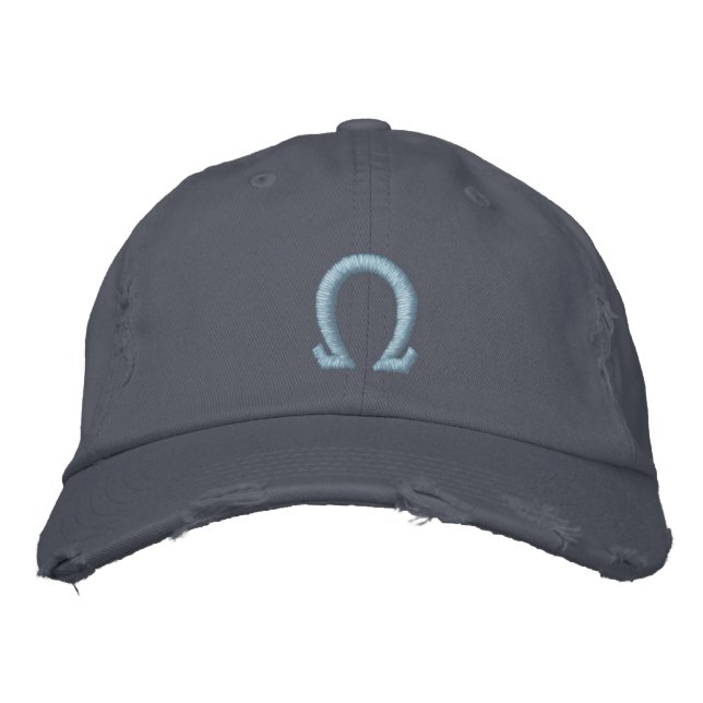 Casquette Brodée Personnalisez cette casquette/DIY alphabets grecs (Devant)