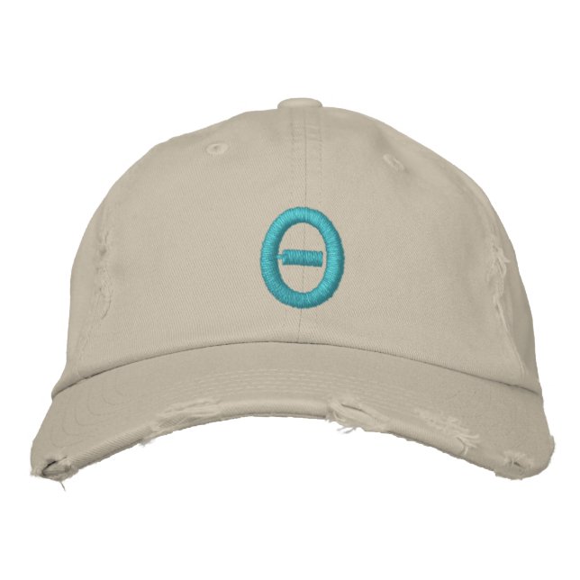 Casquette Brodée Personnalisez cette casquette/DIY alphabets grecs (Devant)