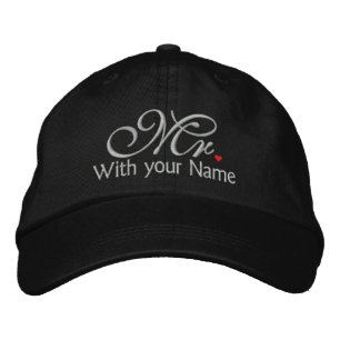 Casquette Brodée Personnalized M. Husband Groom His Hers Newly Weds