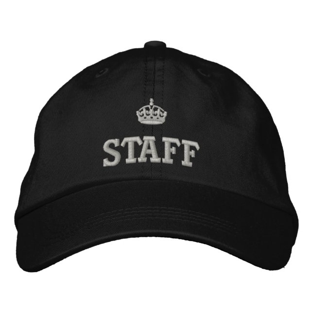 Casquette Brodée Personnel avec logo de couronne (Devant)