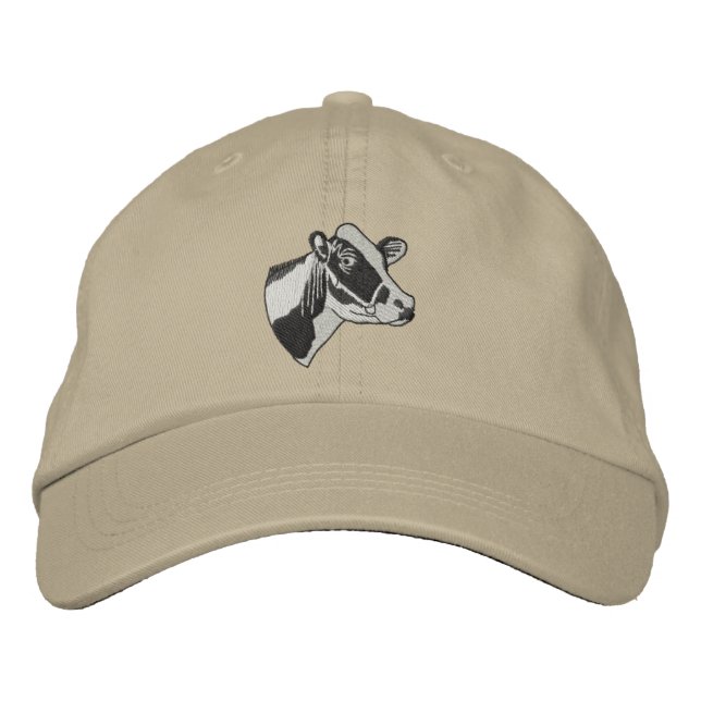 Casquette Brodée Petite tête Holstein (Devant)