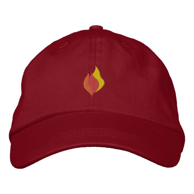 Casquette Brodée Petites flammes (Devant)