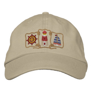 Casquette Brodée Phare et voilier