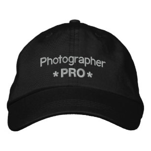 Casquette Brodée Photographe Pro