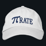 Casquette Brodée Pi... RATE<br><div class="desc">A whimsical Pi embroidery design. This custom embroidered baseball cap is making for a great humorous gift for the mathematician, the geek, the inquisitive mind. Great for a student, a teacher, an engineer or anyone that has this thing with numbers. Embroidery designs are available in a selection of popular color...</div>