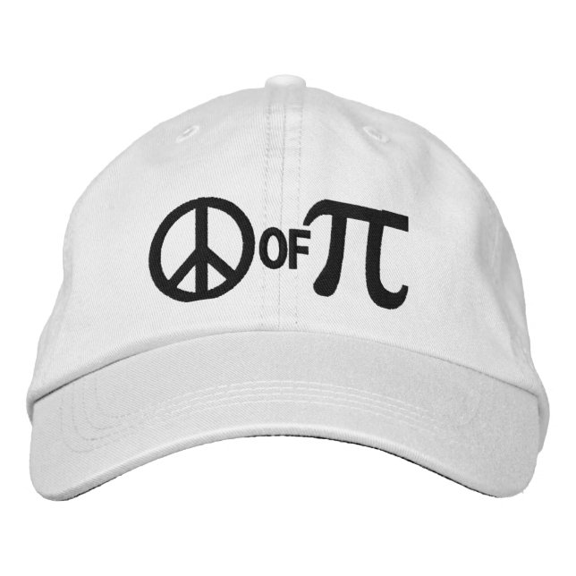 Casquette Brodée Pièce de pi geek humour (Devant)