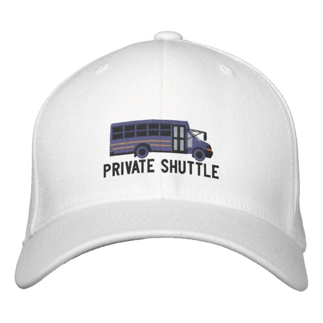 Casquette Brodée Pilote de bus Personnalisé Mini Bus Navette Broder (Devant)