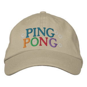 CASQUETTE BRODÉE PING PONG