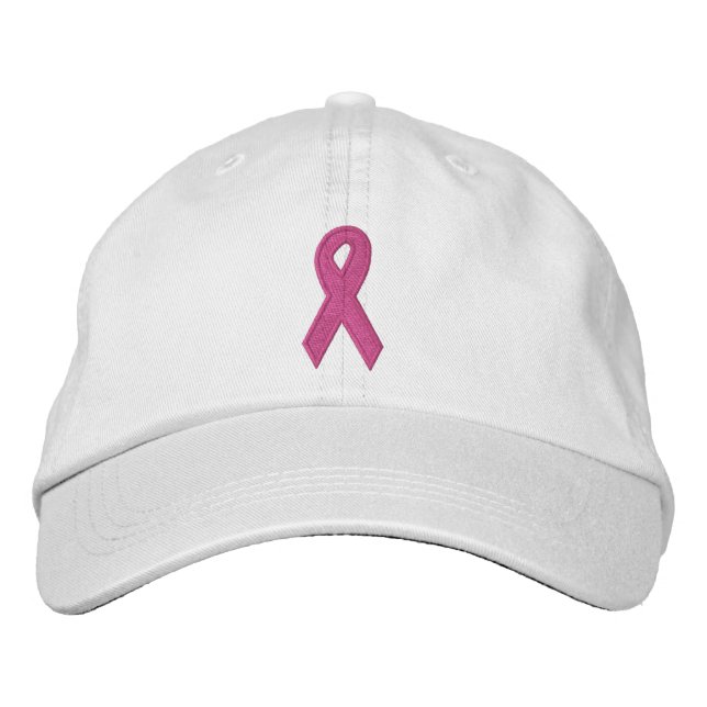 Casquette Brodée Pink Aware Ribbon (Devant)