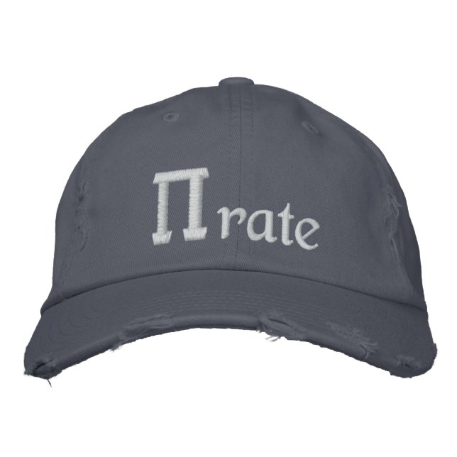 Casquette Brodée Pirate, PI - taux (Devant)