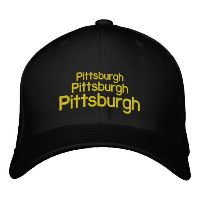 Casquette Brodée Pittsburgh, Pittsburgh, Pittsburgh (Devant)