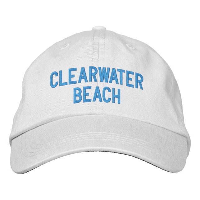 CASQUETTE BRODÉE PLAGE D'EAU CLAIRE (Devant)