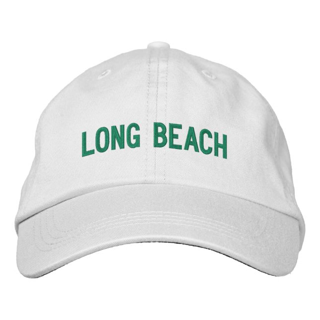 CASQUETTE BRODÉE PLAGE LONGUE (Devant)