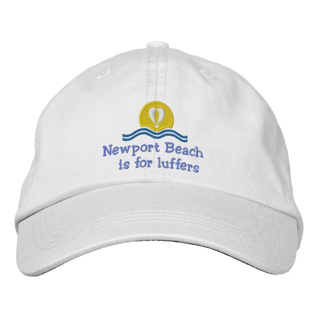 Casquette Brodée Plage Luffers Sunset_Newport (Devant)