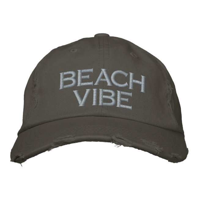 Casquette Brodée Plage vibe Lac Life (Devant)