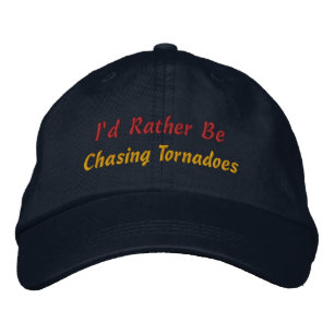 Casquette Brodée Plutôt Chasser Tempête Chasseur Storm Spotter