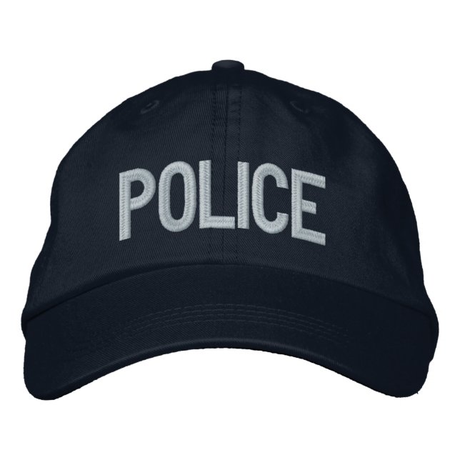 CASQUETTE BRODÉE POLICE (Devant)