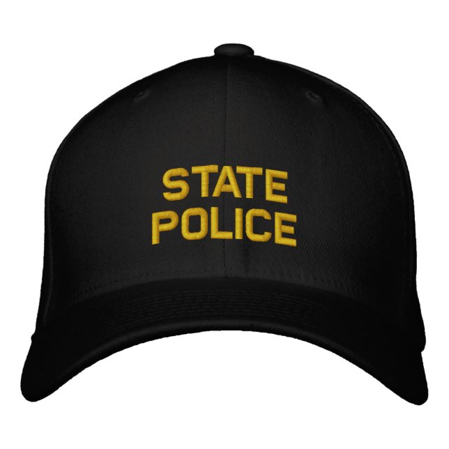 Casquette Brodée Police de l'État (Devant)
