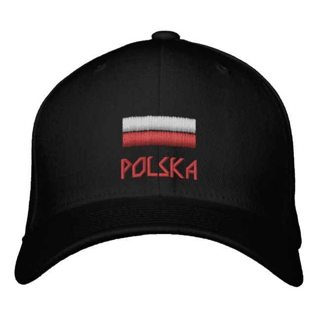 Casquette Brodée Pologne & Pologne Drapeau mode / Polska Patriotes (Devant)