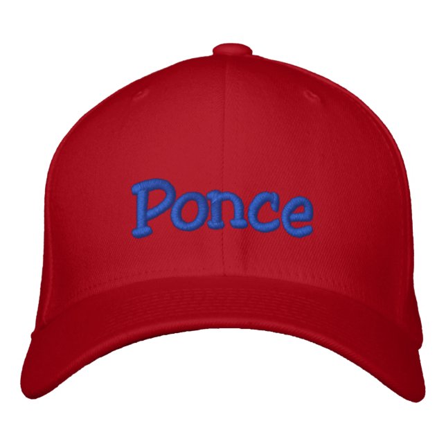 Casquette Brodée Ponce, Porto Rico (Devant)