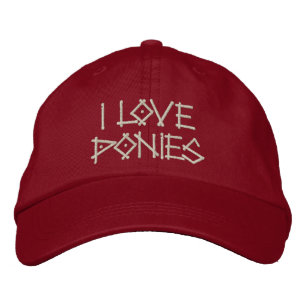 CASQUETTE BRODÉE PONIES