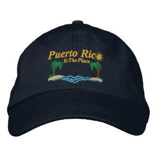 Casquette Brodée Porto Rico Est Le Lieu