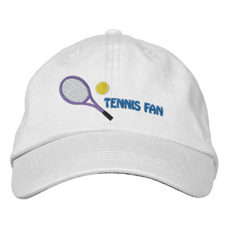 Casquette brodée pour fan de tennis